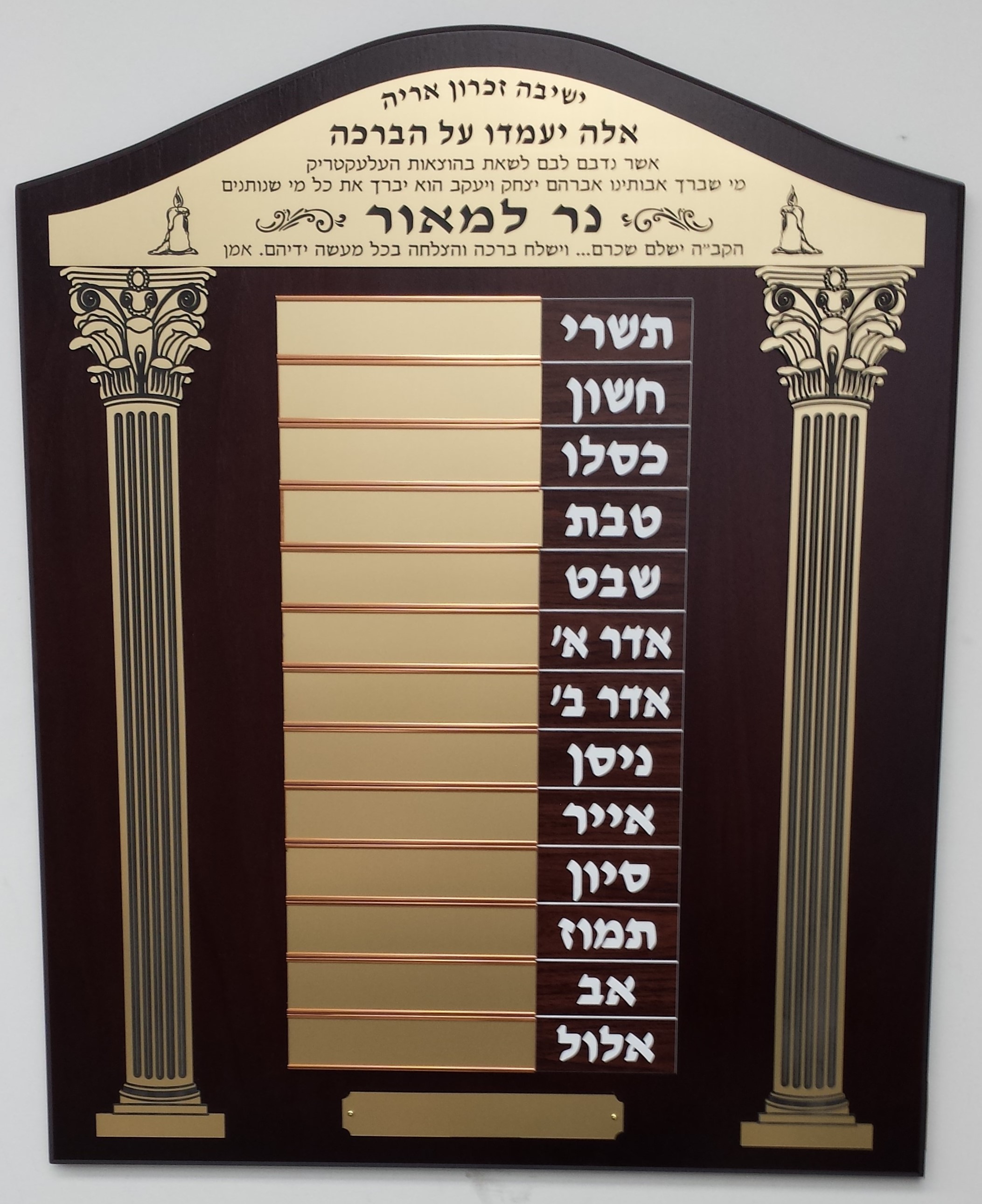 Synagogue Dedications - dd024